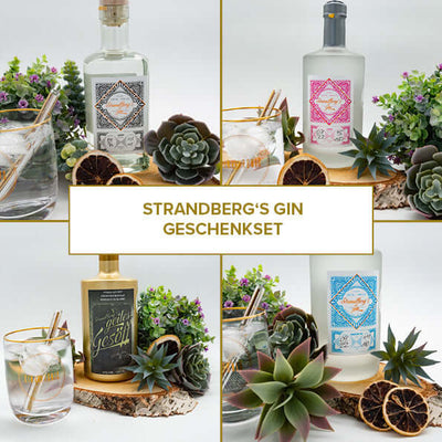 StrandBerg's Gin: Geschenkset mit 4 Gins